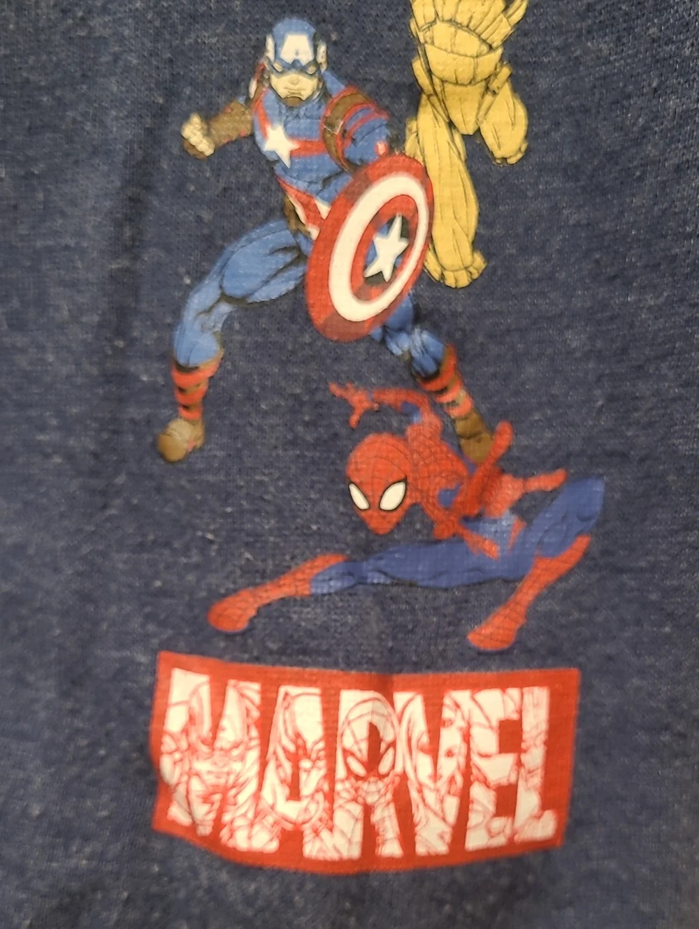Marvel Blue Kids Superhero Sweatshirt & Pants Set M